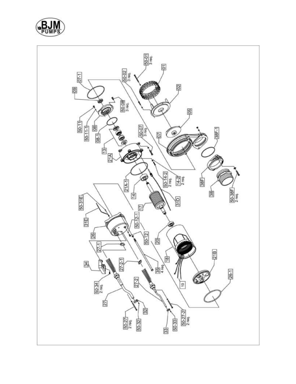 BJM Pumps JX1500HSS-F User Manual | Page 18 / 29