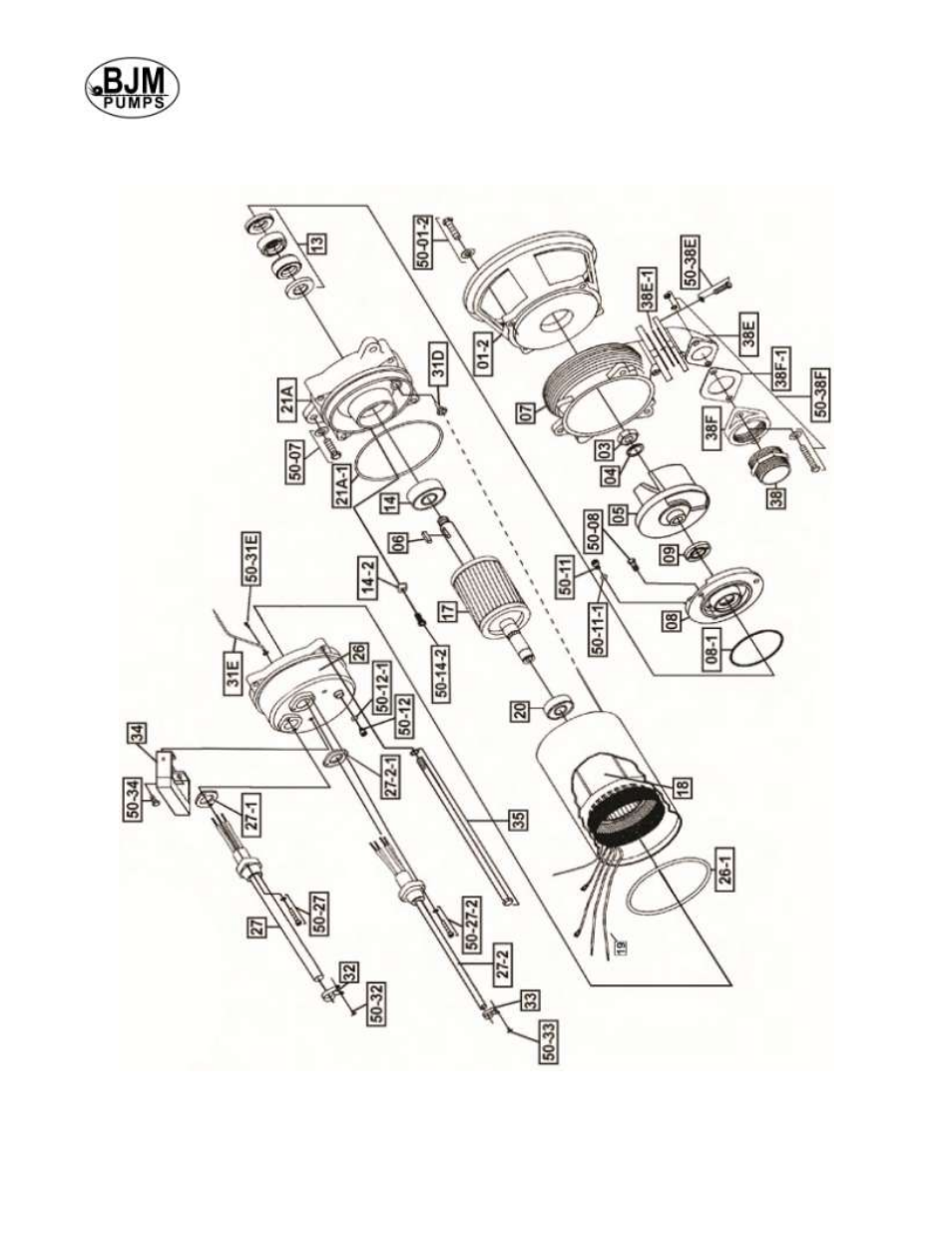 BJM Pumps SX75CSSF-575T User Manual | Page 16 / 32