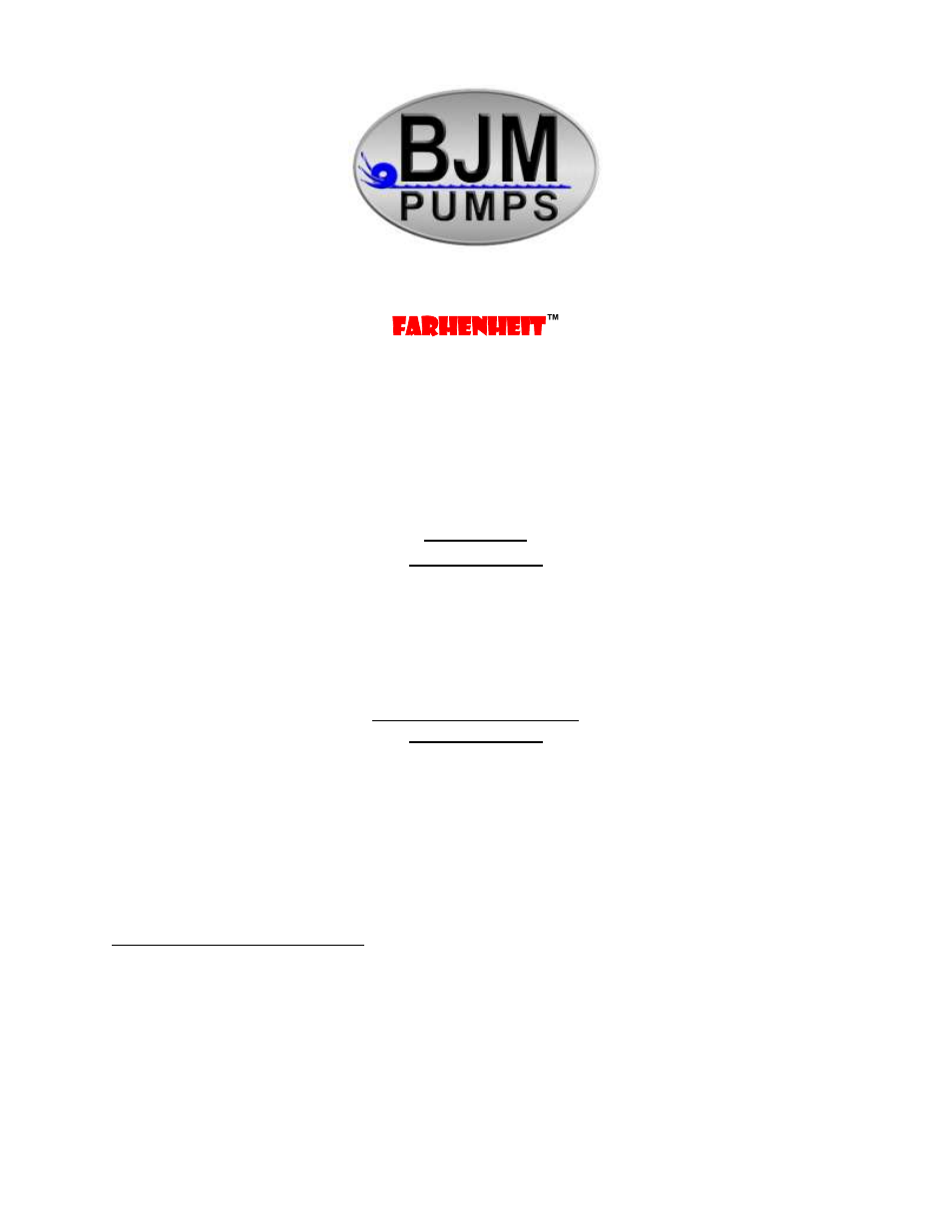 BJM Pumps SKX150CSSF-575T User Manual | 38 pages