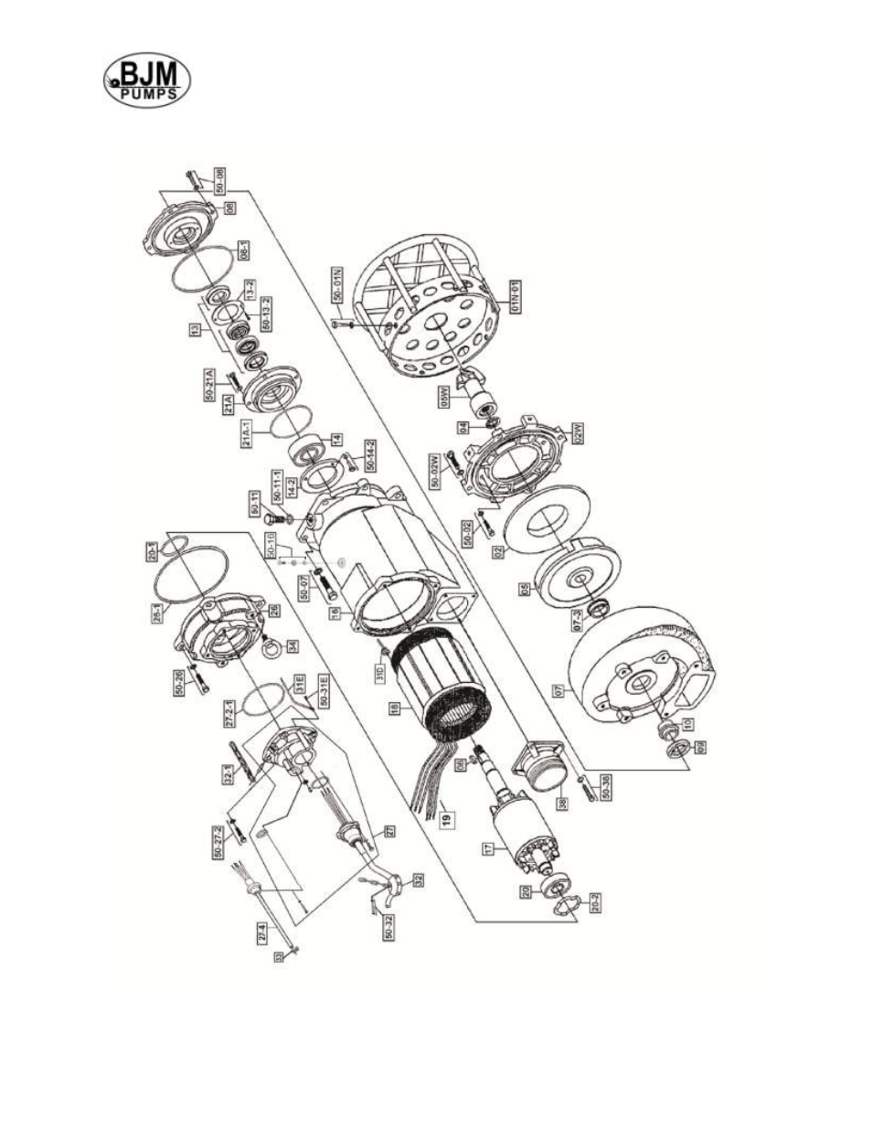 BJM Pumps KZN(R)-F SERIES HEAVY DUTY AGITATOR TOP DISCHARGE Electric Submersible Pumps User Manual | Page 15 / 33