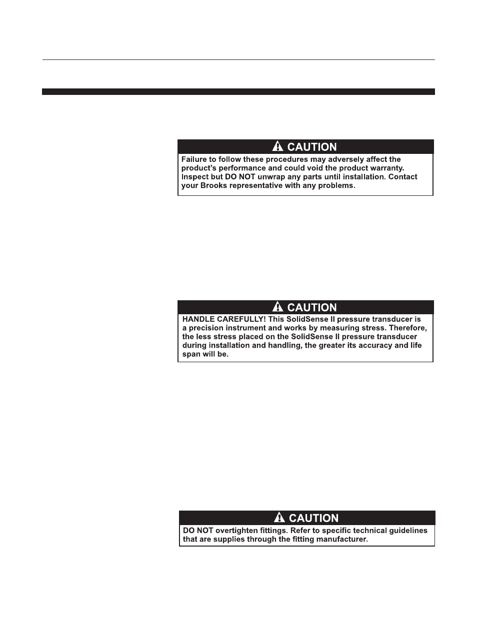 Solidsense ii, Series | Brooks Instrument SolidSense II User Manual | Page 19 / 28