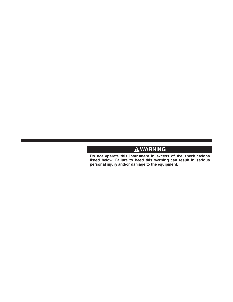 Model sla7840, Warning | Brooks Instrument SLA7840 User Manual | Page 8 / 40