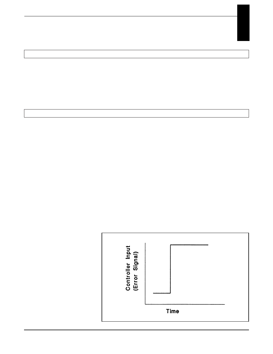 Section 3 operation, 1 error signal step response -1, Section 3 - operation | Operation, 1 operation | Brooks Instrument 5866M User Manual | Page 18 / 65