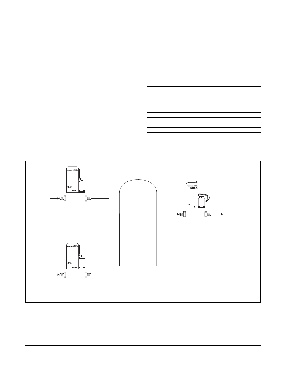 4 model 5866 orifice selection -14, Reactor n, Model 5866 vent to atmosphere h | 100 psig maximum desired pressure | Brooks Instrument 5866M User Manual | Page 37 / 65