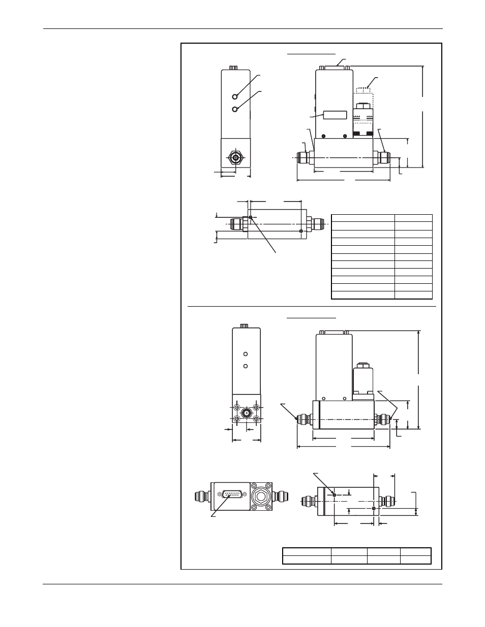 4 model 5866 dimensions -3, Refer to figure 1-4 | Brooks Instrument 5866M User Manual | Page 6 / 65