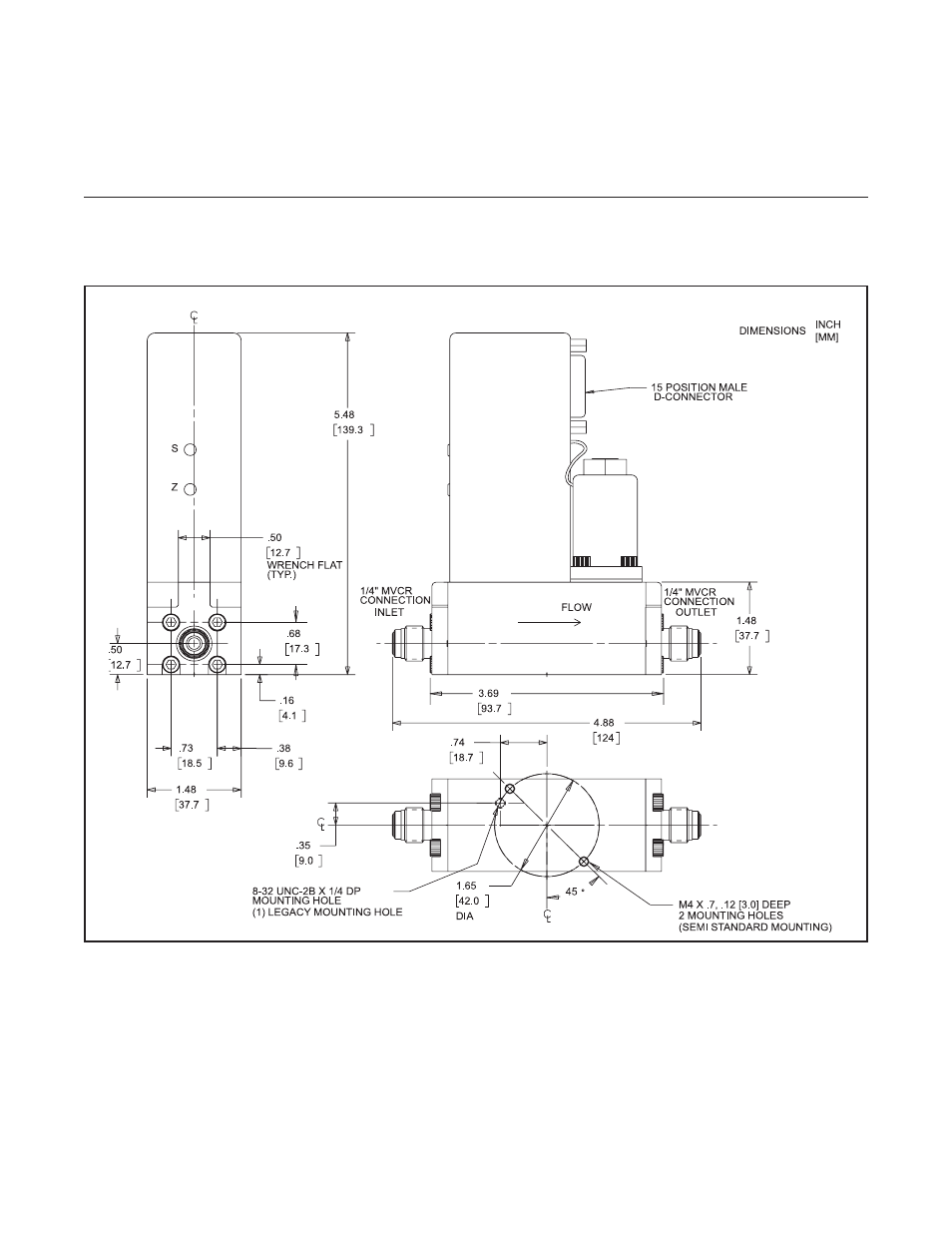 Brooks, Tmf common body dimensions | Brooks Instrument 5866M User Manual | Page 63 / 65