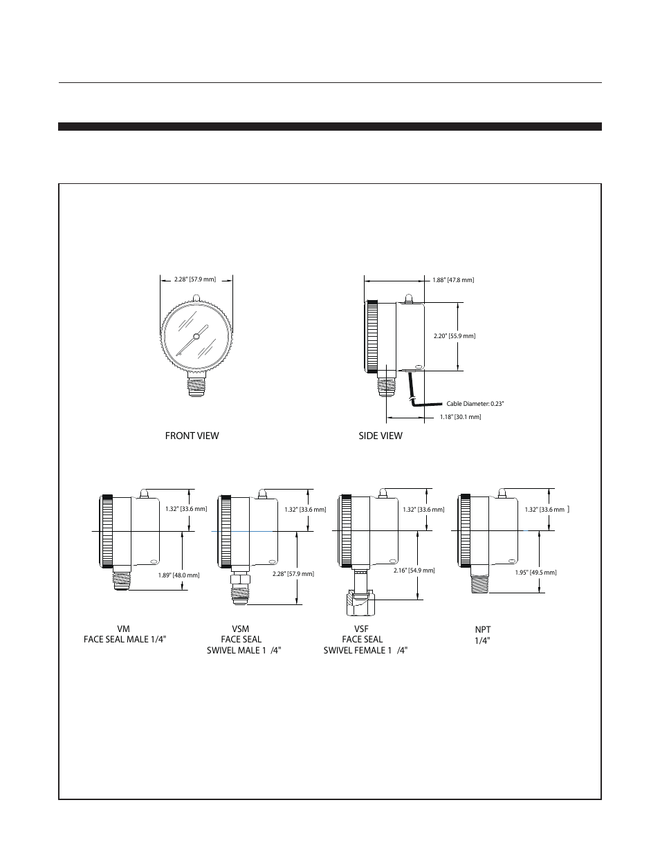 Ips122 series | Brooks Instrument IPS122 2 Indicating Pressure Switches" User Manual | Page 9 / 18