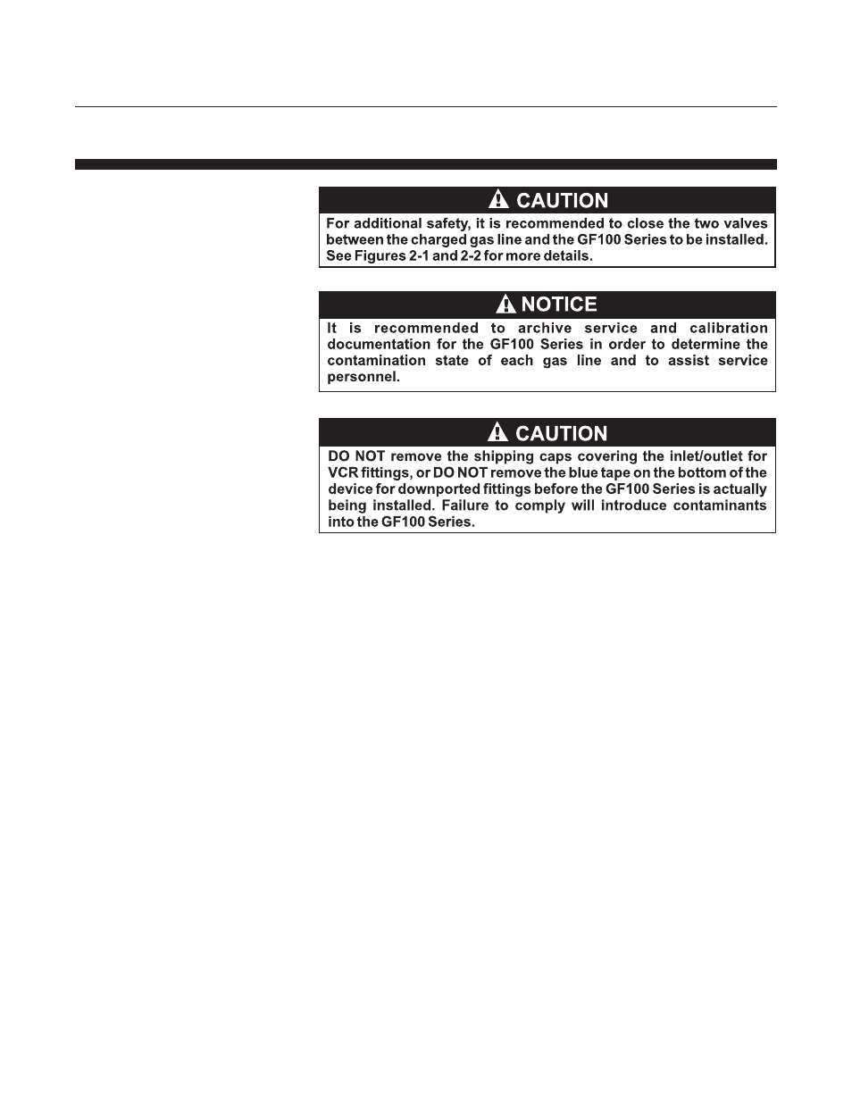 Gf100 series | Brooks Instrument GF126 User Manual | Page 25 / 82