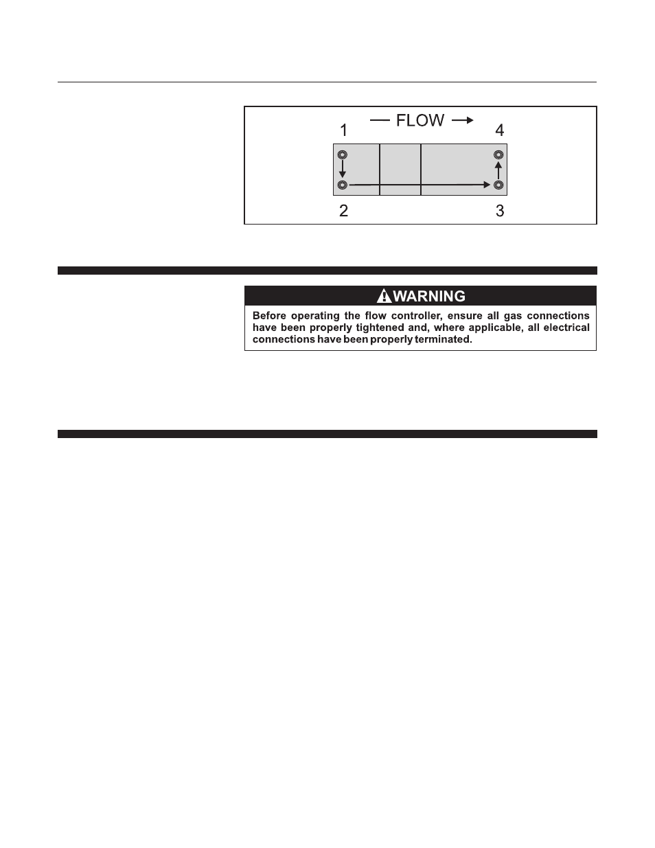 Gf100 series, Warning | Brooks Instrument GF126 User Manual | Page 28 / 82