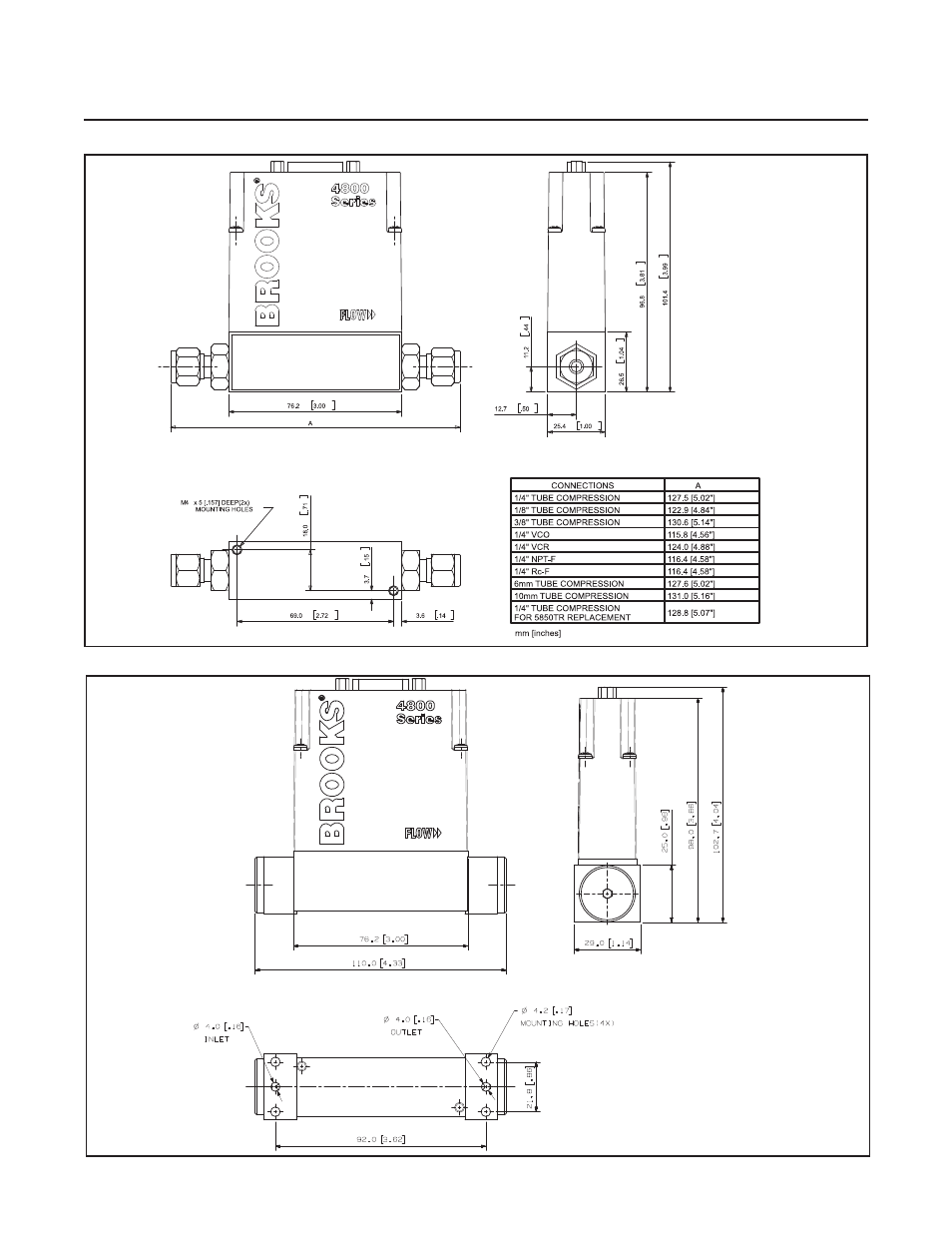 Brooks, 4800 series | Brooks Instrument 4800 Series User Manual | Page 10 / 50