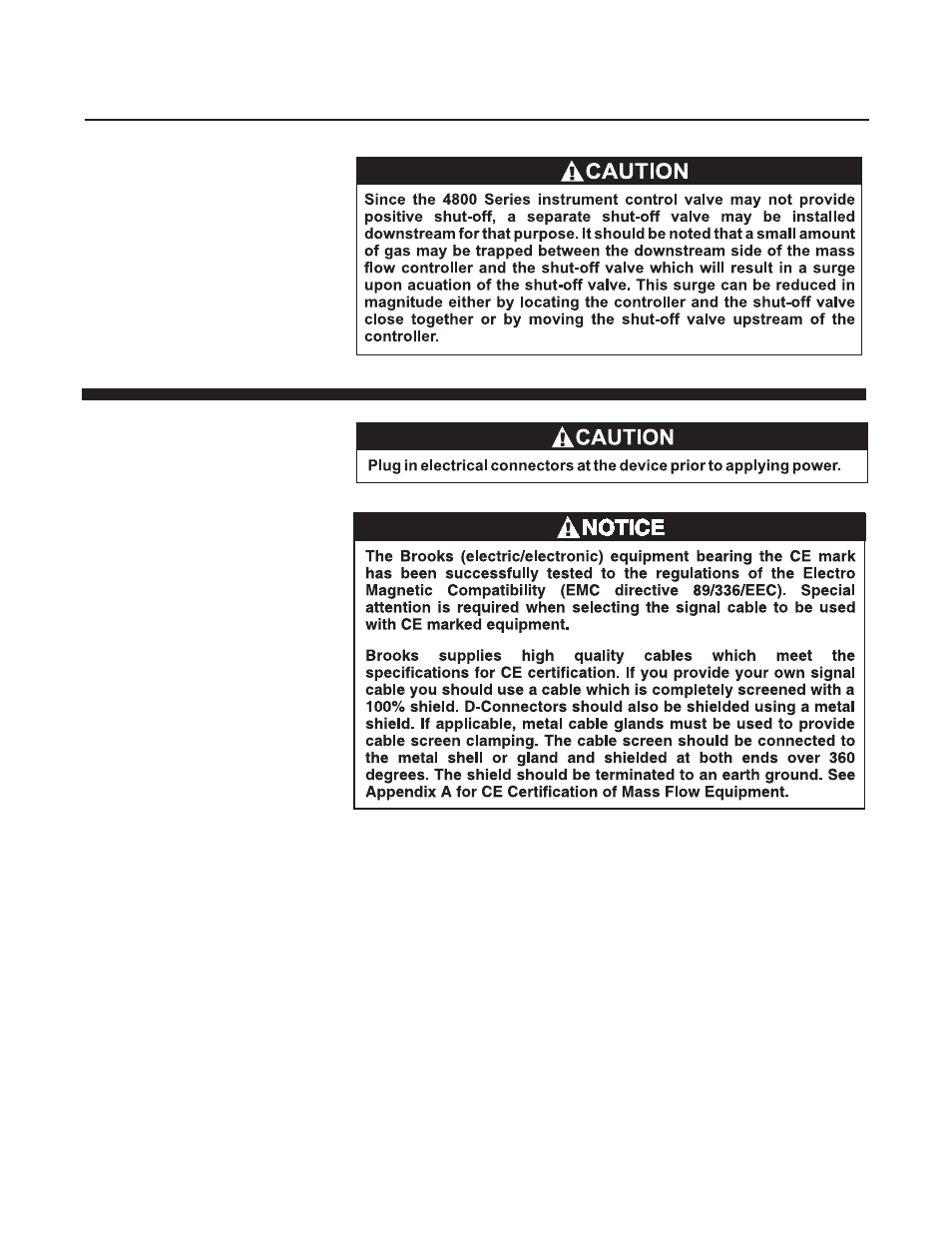 Brooks, 4800 series | Brooks Instrument 4800 Series User Manual | Page 16 / 50
