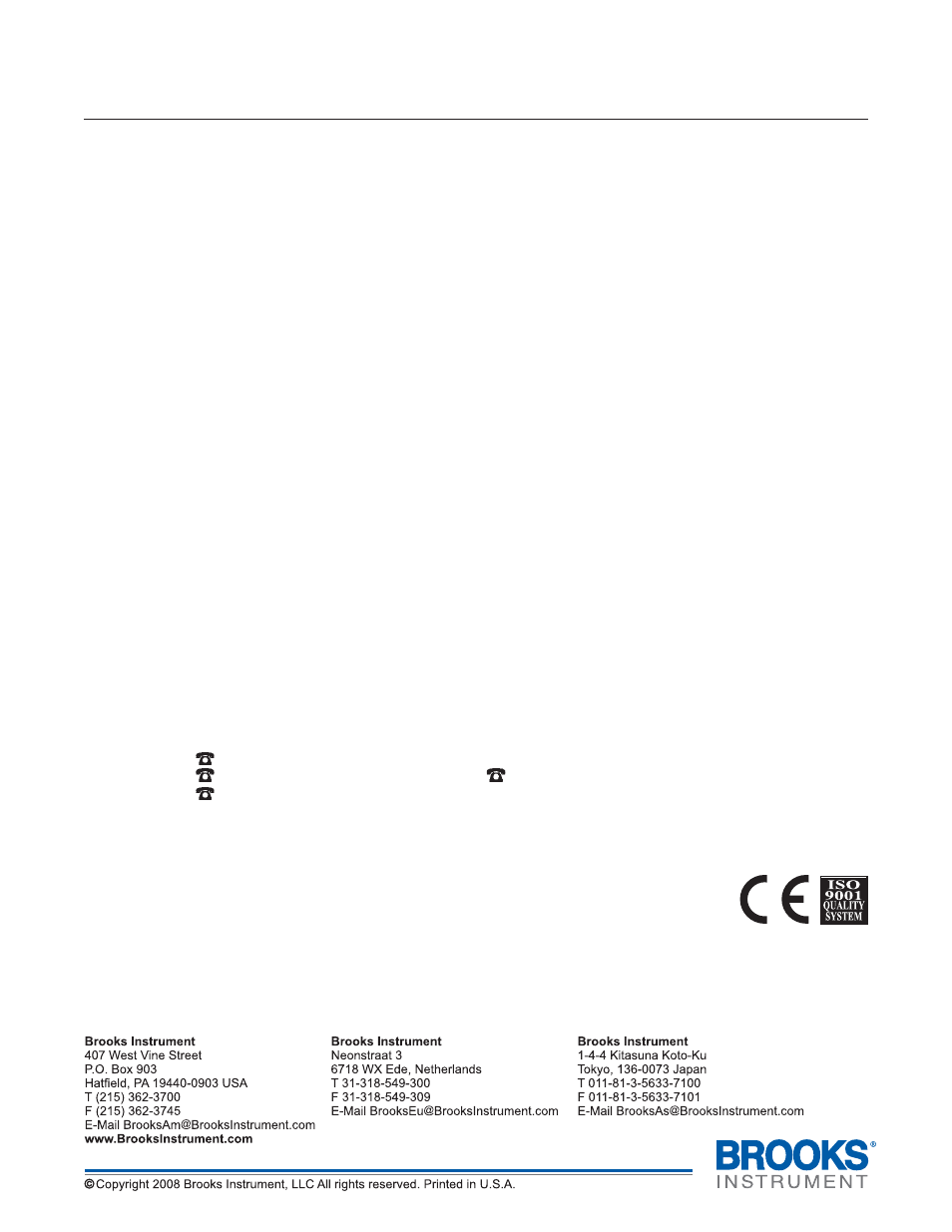 Brooks | Brooks Instrument 5850EM User Manual | Page 74 / 74
