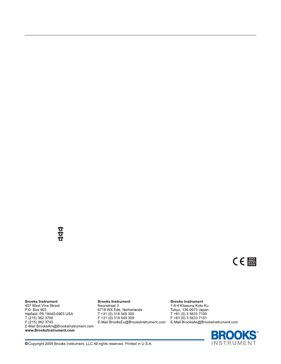 Brooks, Model 5850e | Brooks Instrument 5850E User Manual | Page 64 / 64