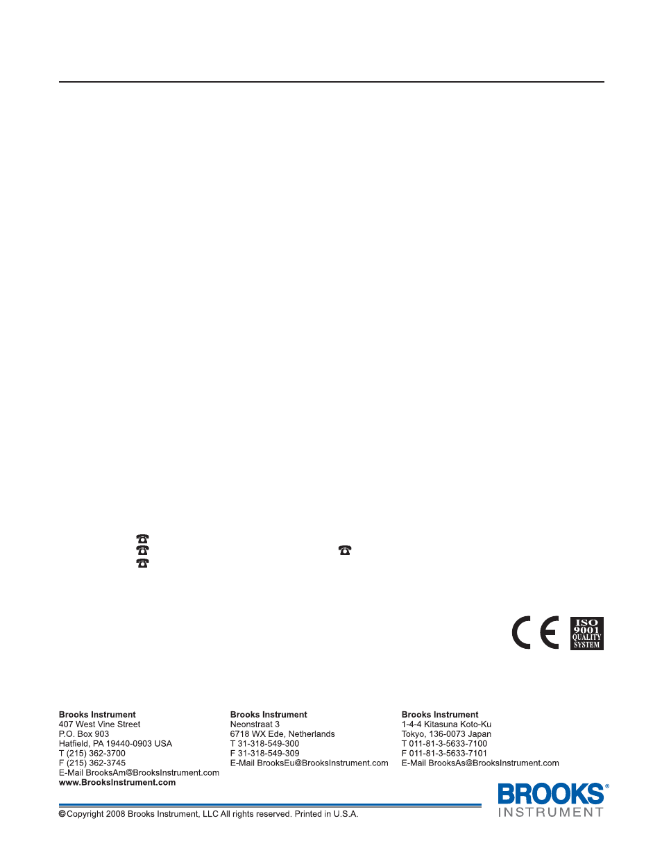 Brooks, Model 5850i | Brooks Instrument 5850i User Manual | Page 62 / 62