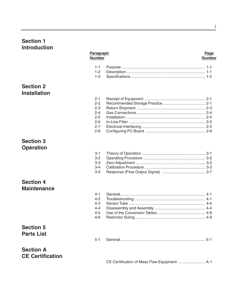 Brooks, Model 5860 i | Brooks Instrument 5860i User Manual | Page 5 / 48