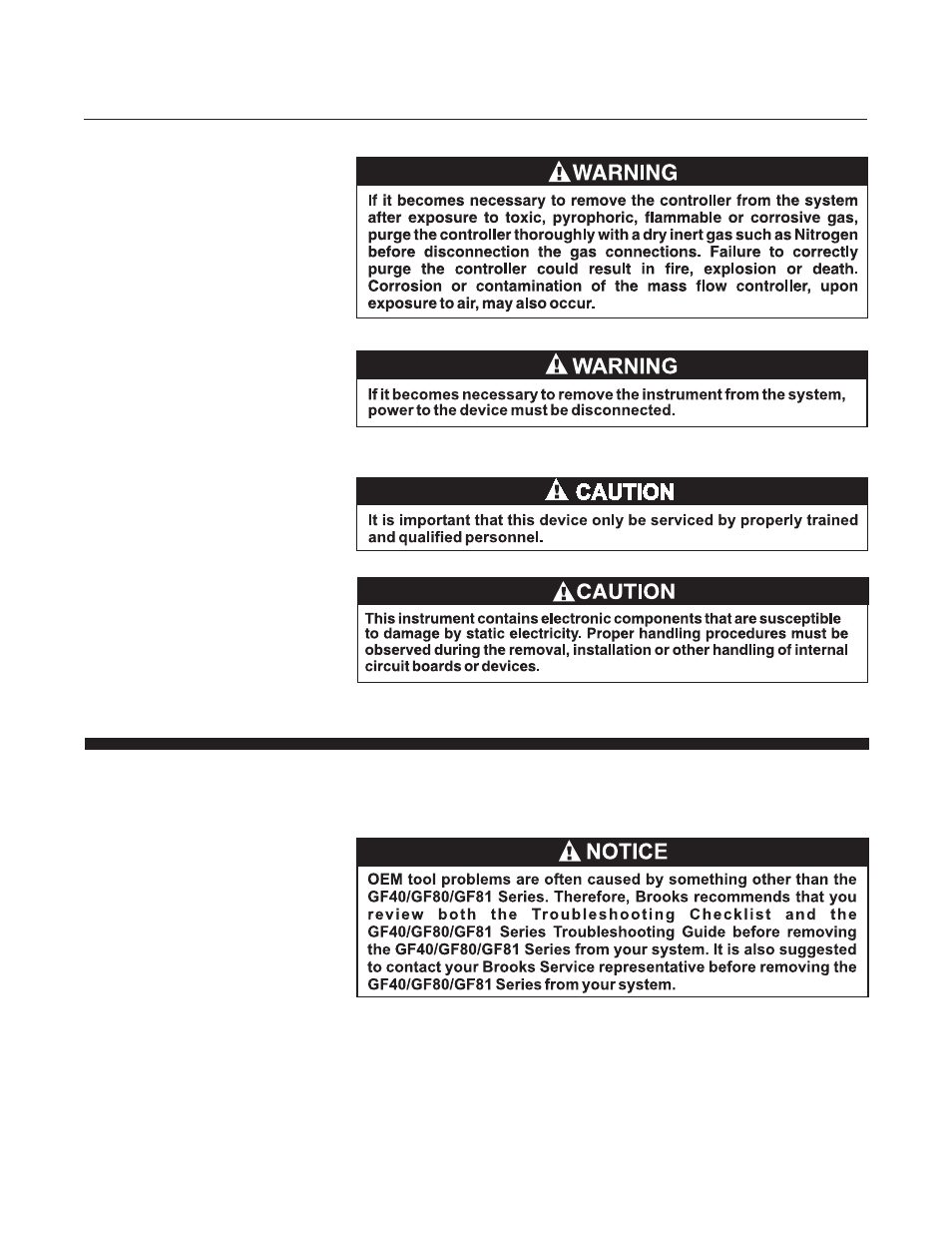 Brooks | Brooks Instrument GF81 User Manual | Page 40 / 78