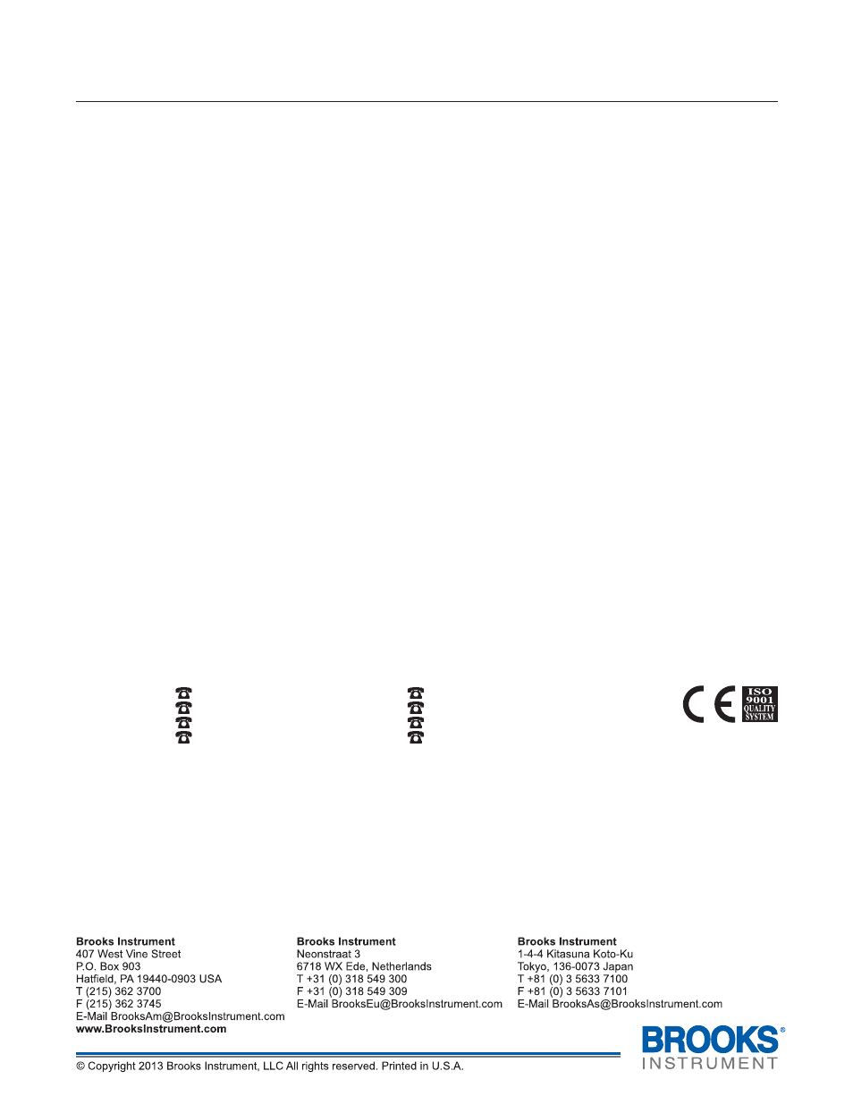 Brooks | Brooks Instrument GF81 User Manual | Page 78 / 78