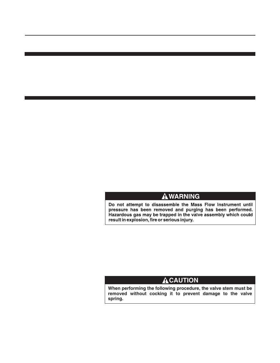Brooks, Mf series, Caution | Brooks Instrument Mfi Series User Manual | Page 45 / 82
