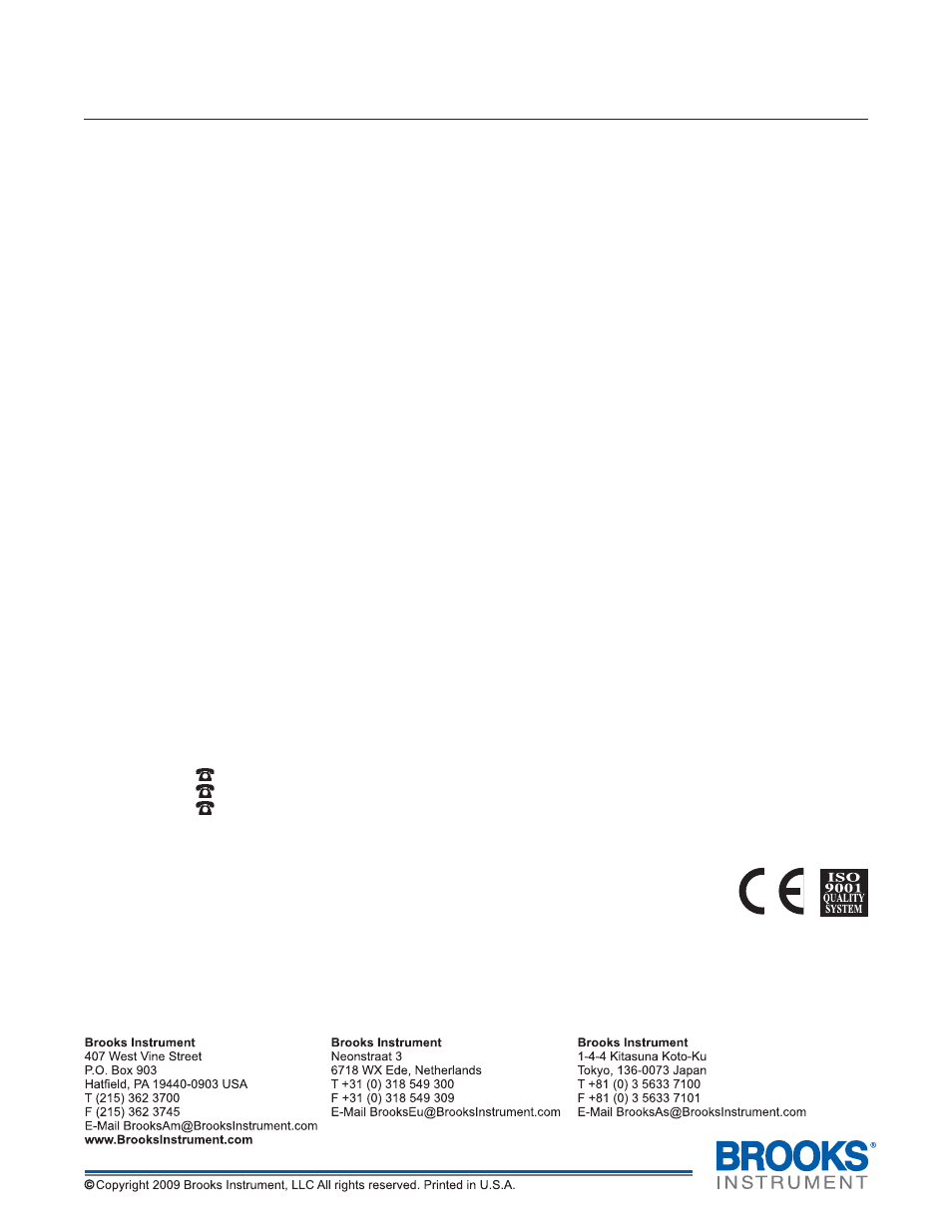 Brooks, Mf series | Brooks Instrument Mfi Series User Manual | Page 82 / 82