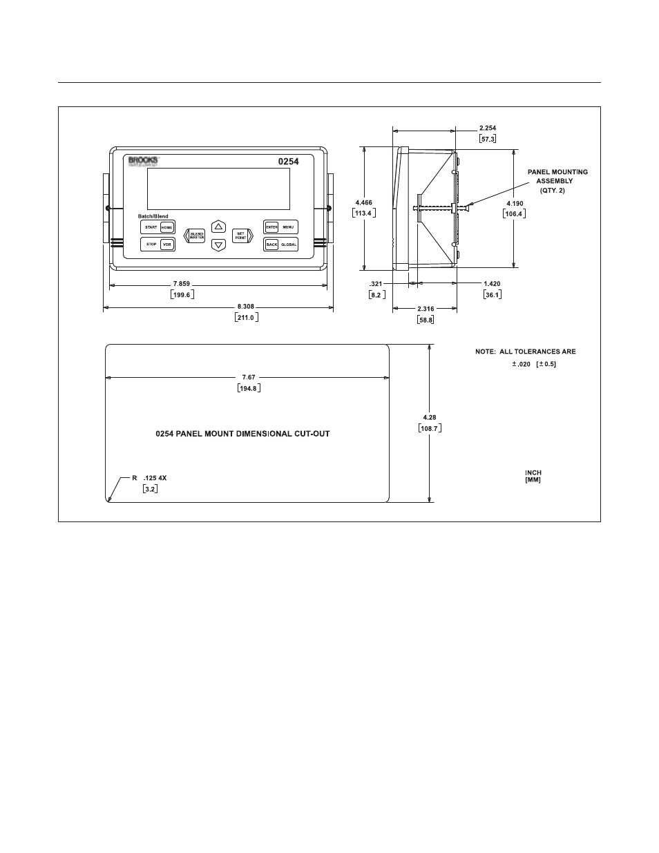 Model 0254 | Brooks Instrument 0254 User Manual | Page 20 / 124