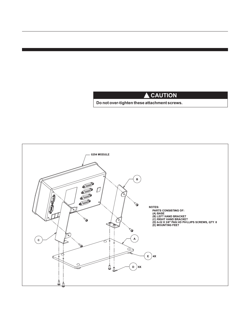 Model 0254, Caution | Brooks Instrument 0254 User Manual | Page 21 / 124