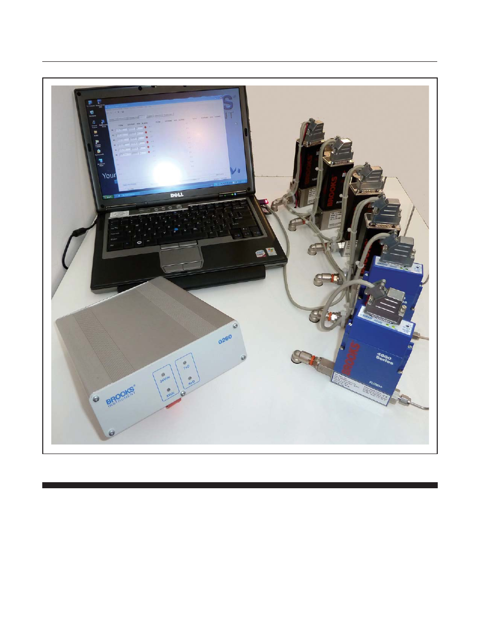 Brooks, Model 0260 secondary electronics | Brooks Instrument 0260 User Manual | Page 10 / 14