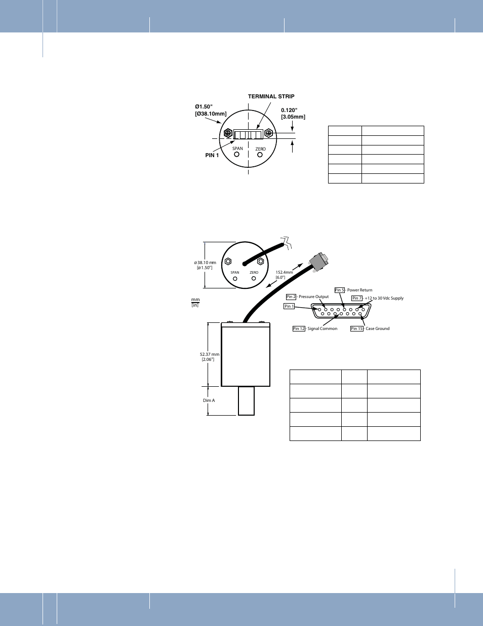 Function, Figure 4: terminal strip pinout, Fitting type | Code, Dim a, 0 _installation | Brooks Instrument CMC Series User Manual | Page 10 / 36