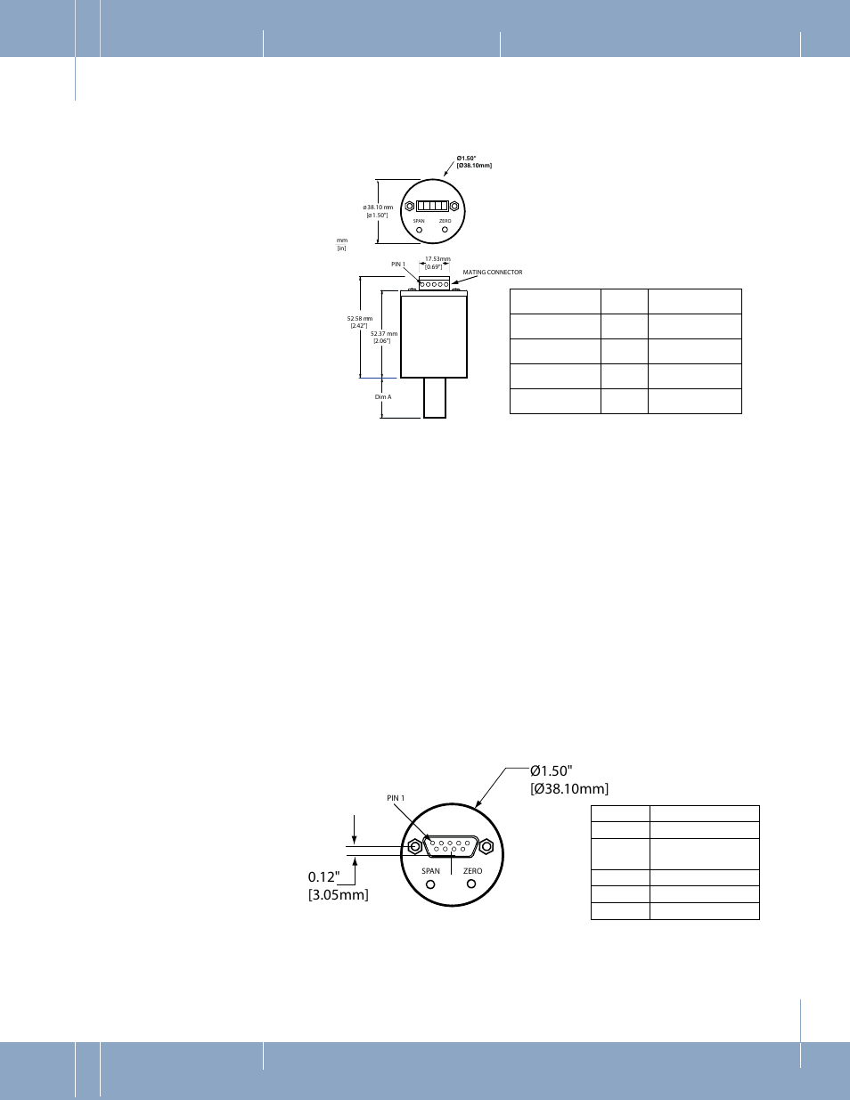 Fitting type, Code, Dim a | 2 electrical installation, Function, Figure 3: d-sub 9-pin male connector pinout, 0 _installation | Brooks Instrument CMC Series User Manual | Page 9 / 36