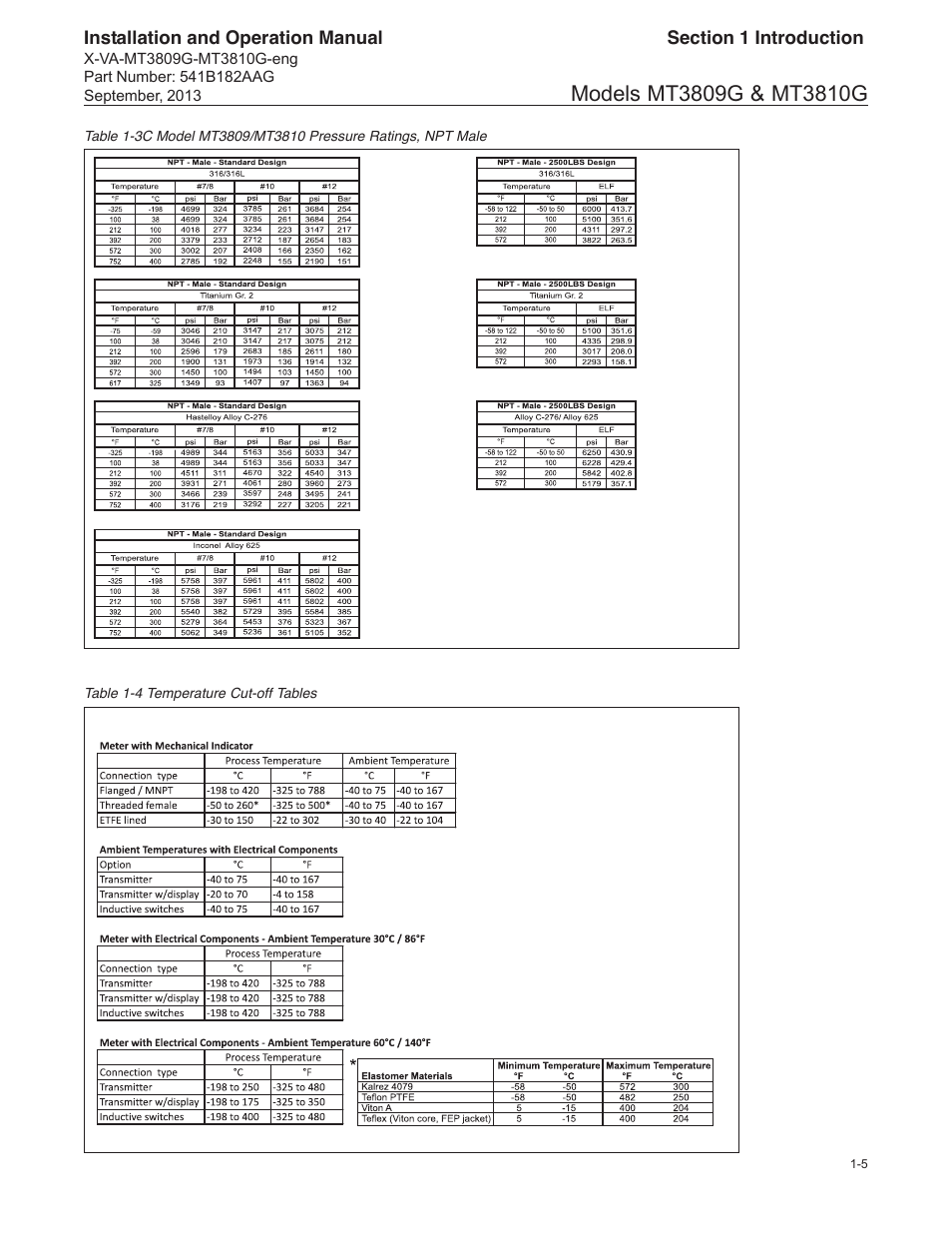Brooks Instrument MT3809G User Manual | Page 11 / 78