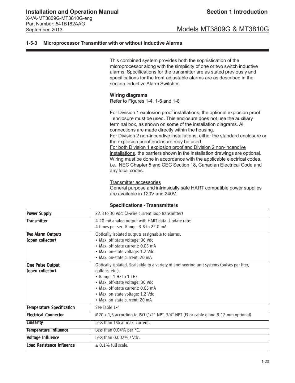 Brooks Instrument MT3809G User Manual | Page 29 / 78