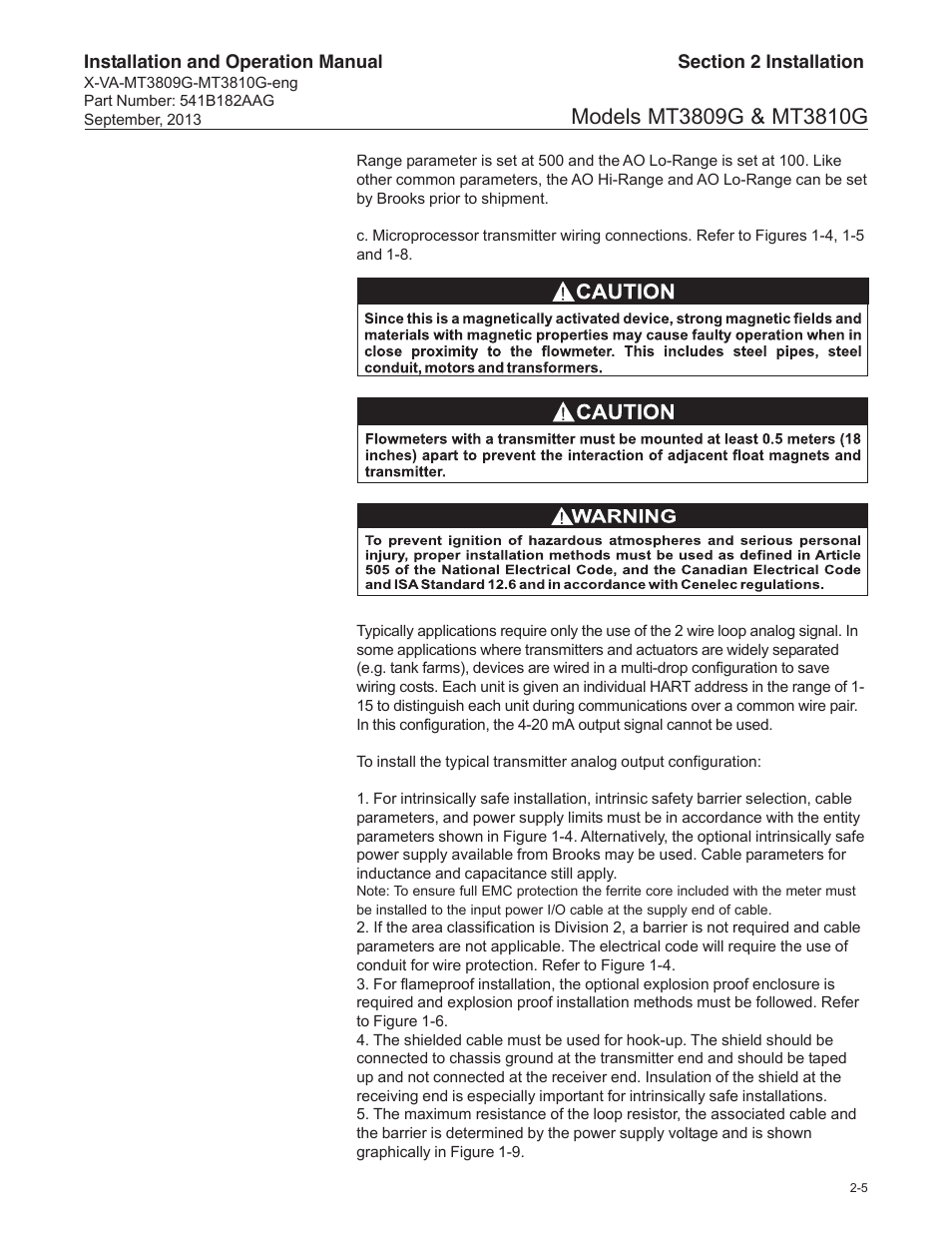 Brooks Instrument MT3809G User Manual | Page 35 / 78