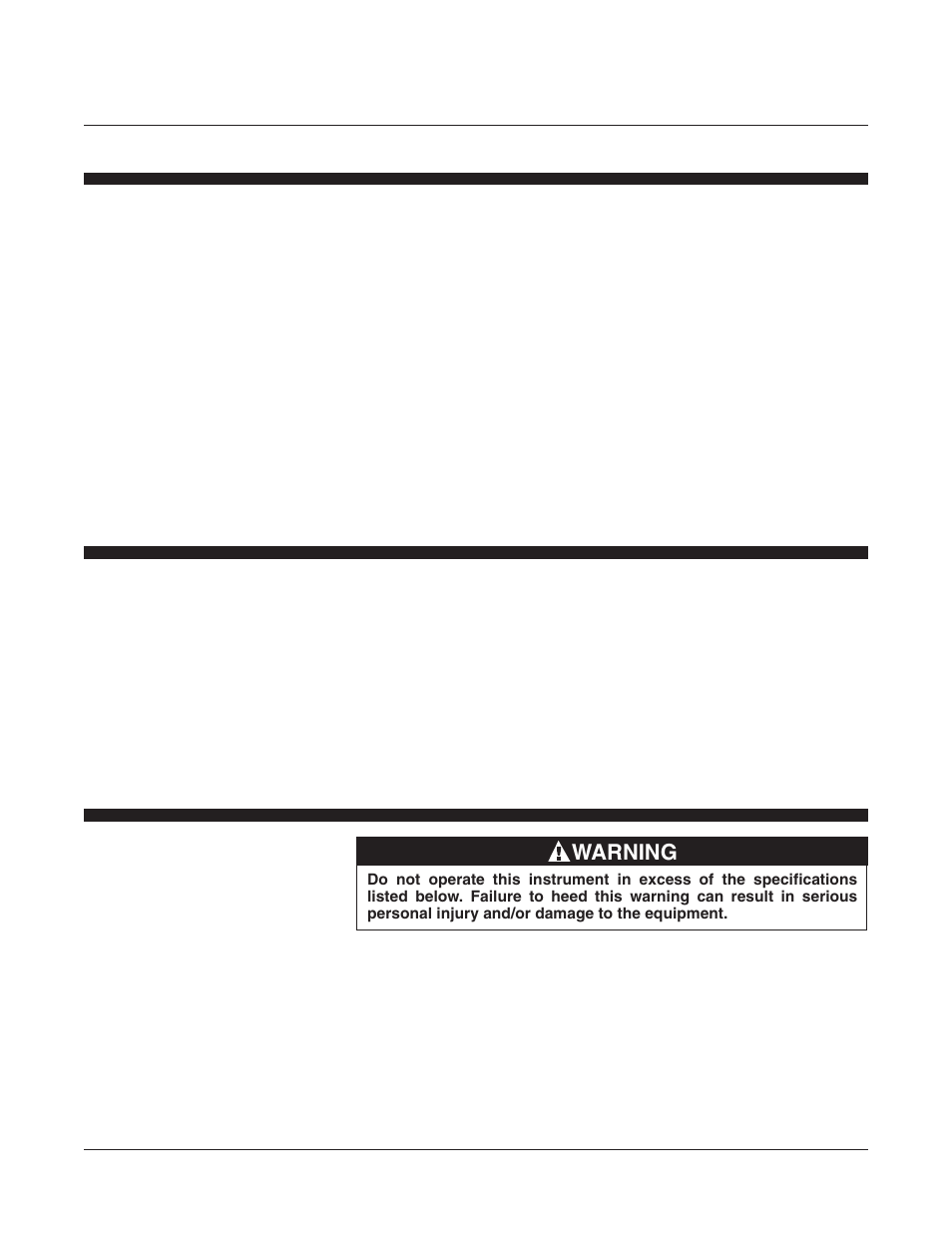 Warning | Brooks Instrument MT3809E User Manual | Page 7 / 72