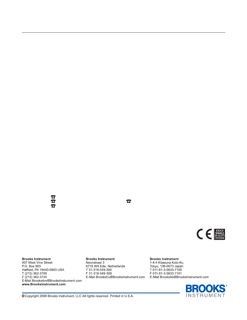 Brooks Instrument MT3809E User Manual | Page 72 / 72