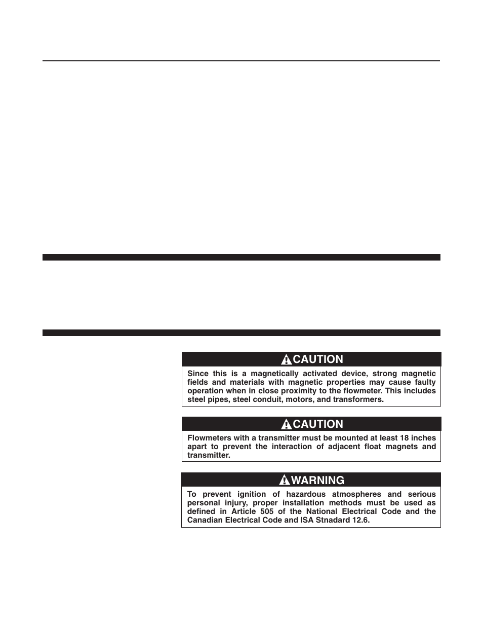 Model mt 3810, Caution, Warning | Brooks Instrument MT3810 User Manual | Page 36 / 66