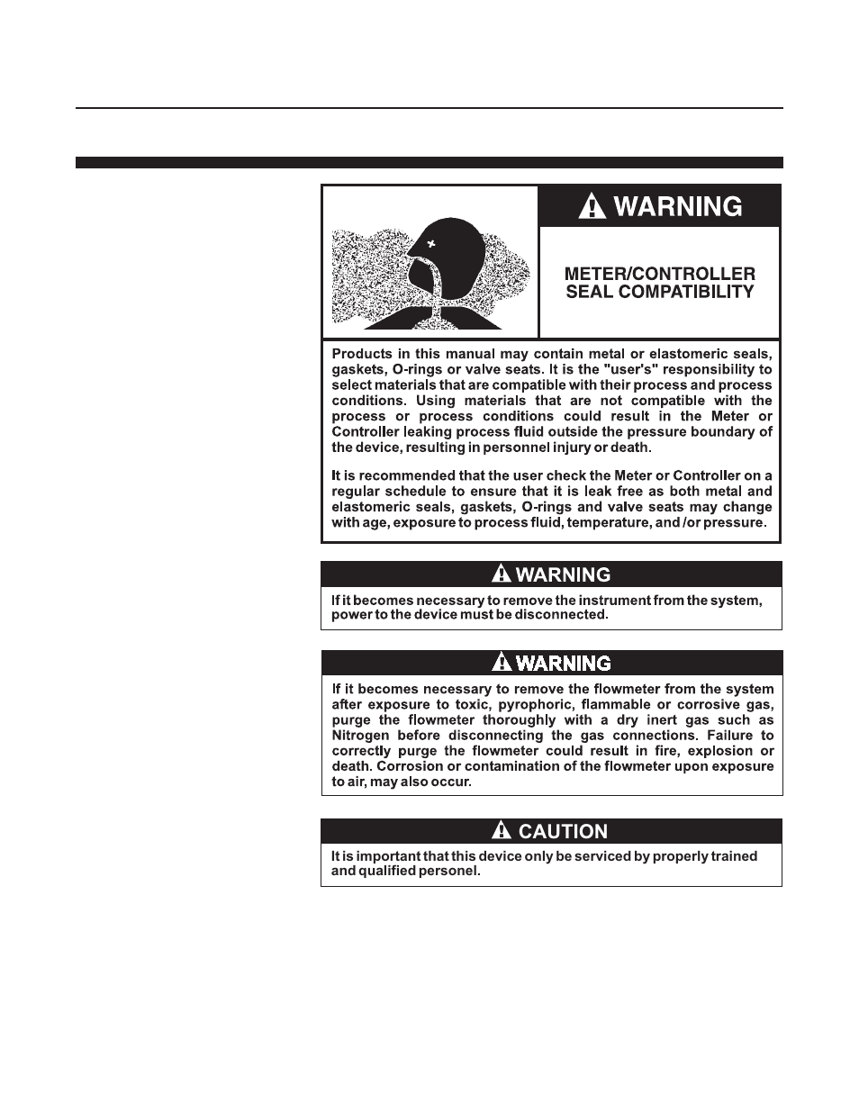 Brooks, Ar-mite, Mt3750c | Caution | Brooks Instrument 3750 User Manual | Page 37 / 64