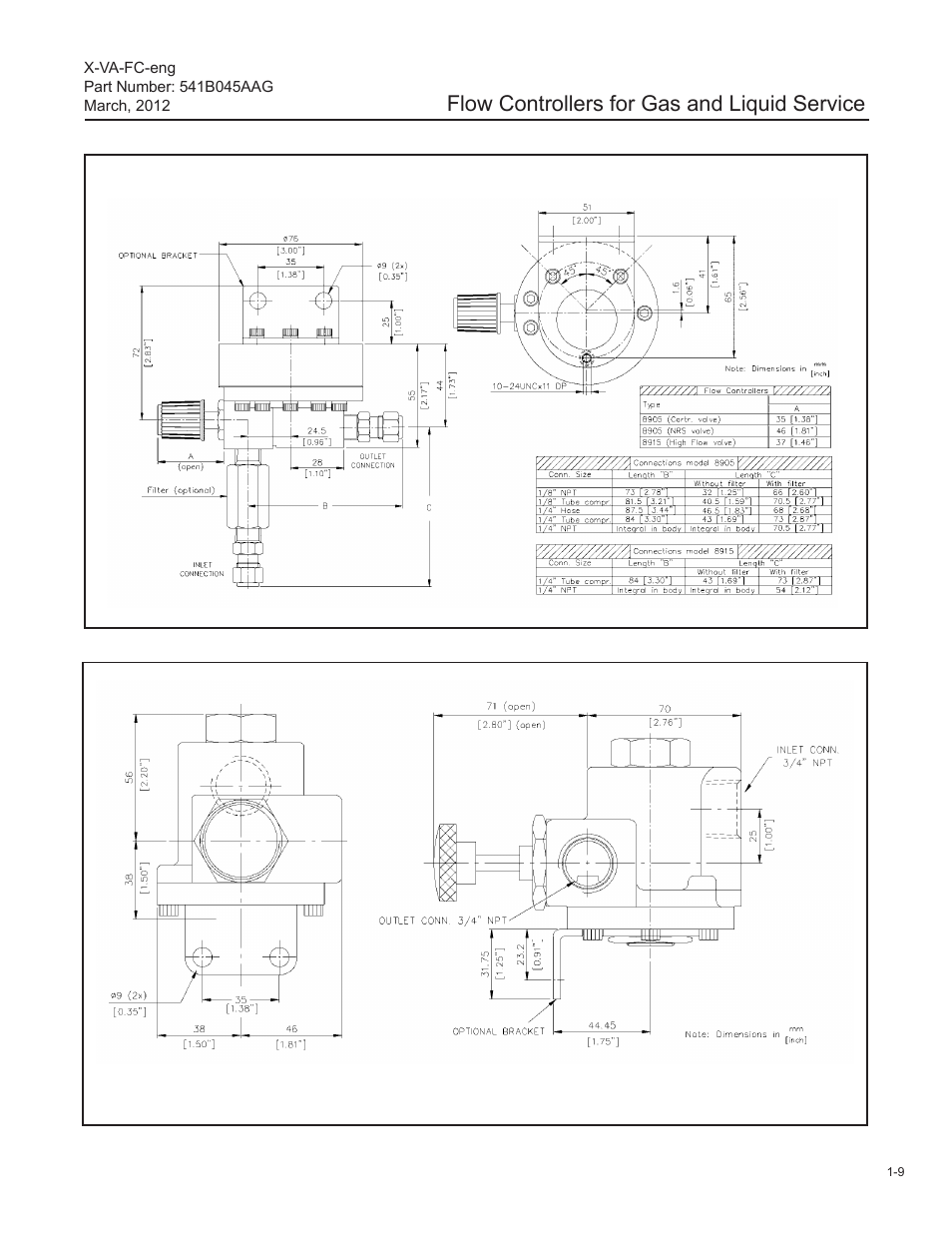 Flow controllers for gas and liquid service | Brooks Instrument FC8800 Series User Manual | Page 15 / 48