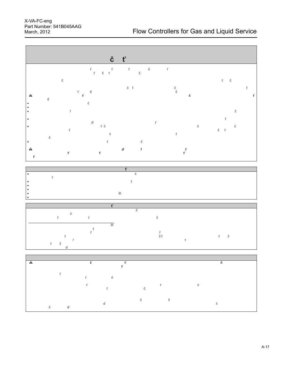 Základné príkazy, Pre þítaģ pred inštaláciou, Flow controllers for gas and liquid service | Brooks Instrument FC8800 Series User Manual | Page 43 / 48