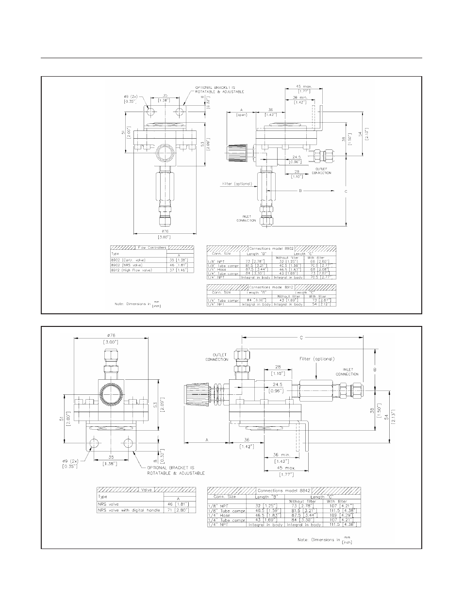 Flow controllers for gas and liquid service | Brooks Instrument FC8744 NRS User Manual | Page 12 / 48