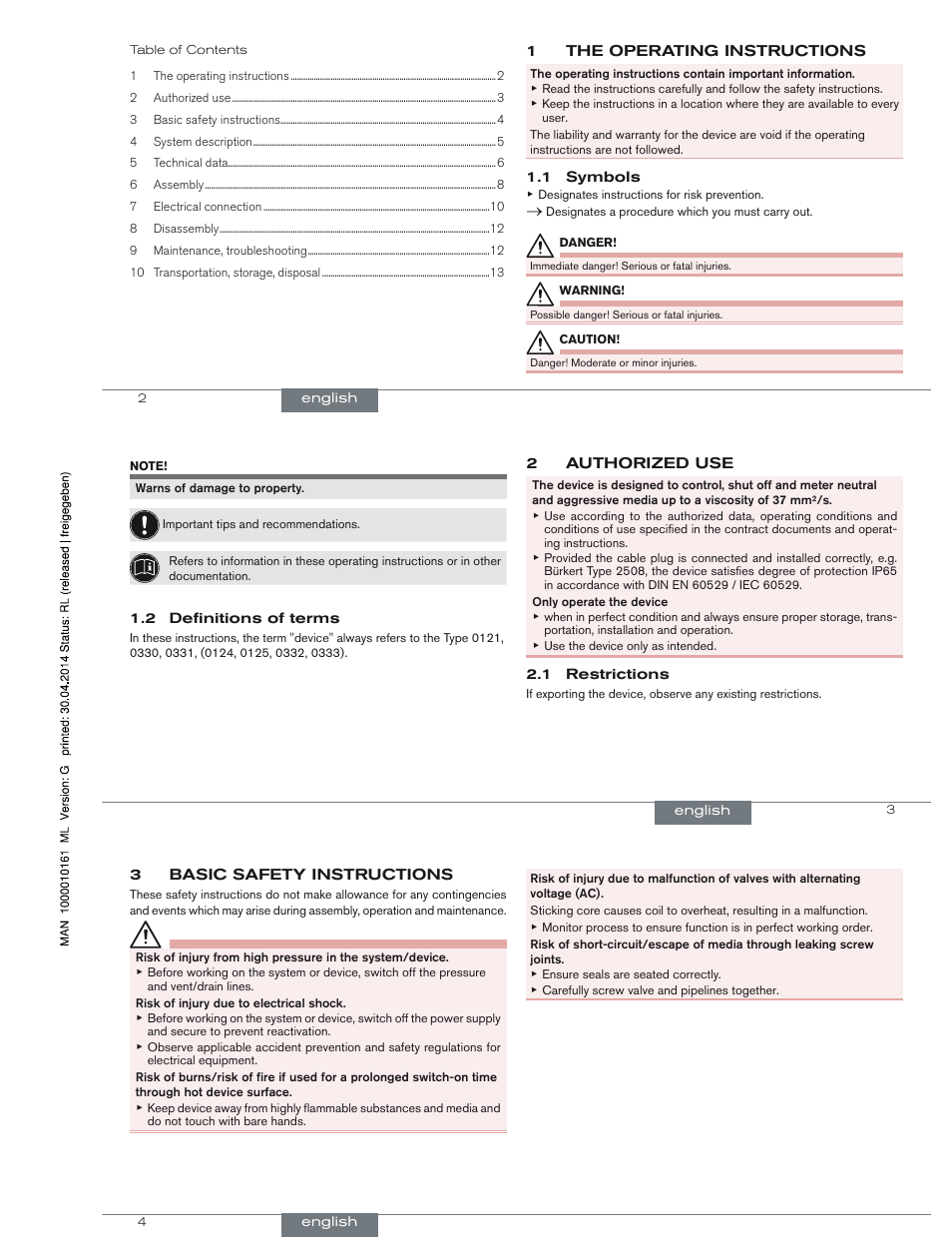 Burkert Type 0333 User Manual | Page 2 / 15