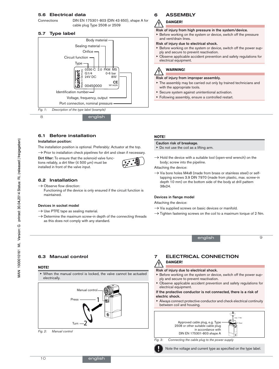 Burkert Type 0333 User Manual | Page 4 / 15