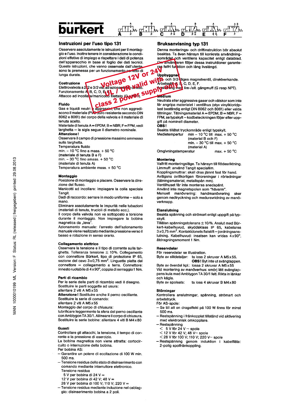 Burkert Type 0131 User Manual | Page 4 / 5