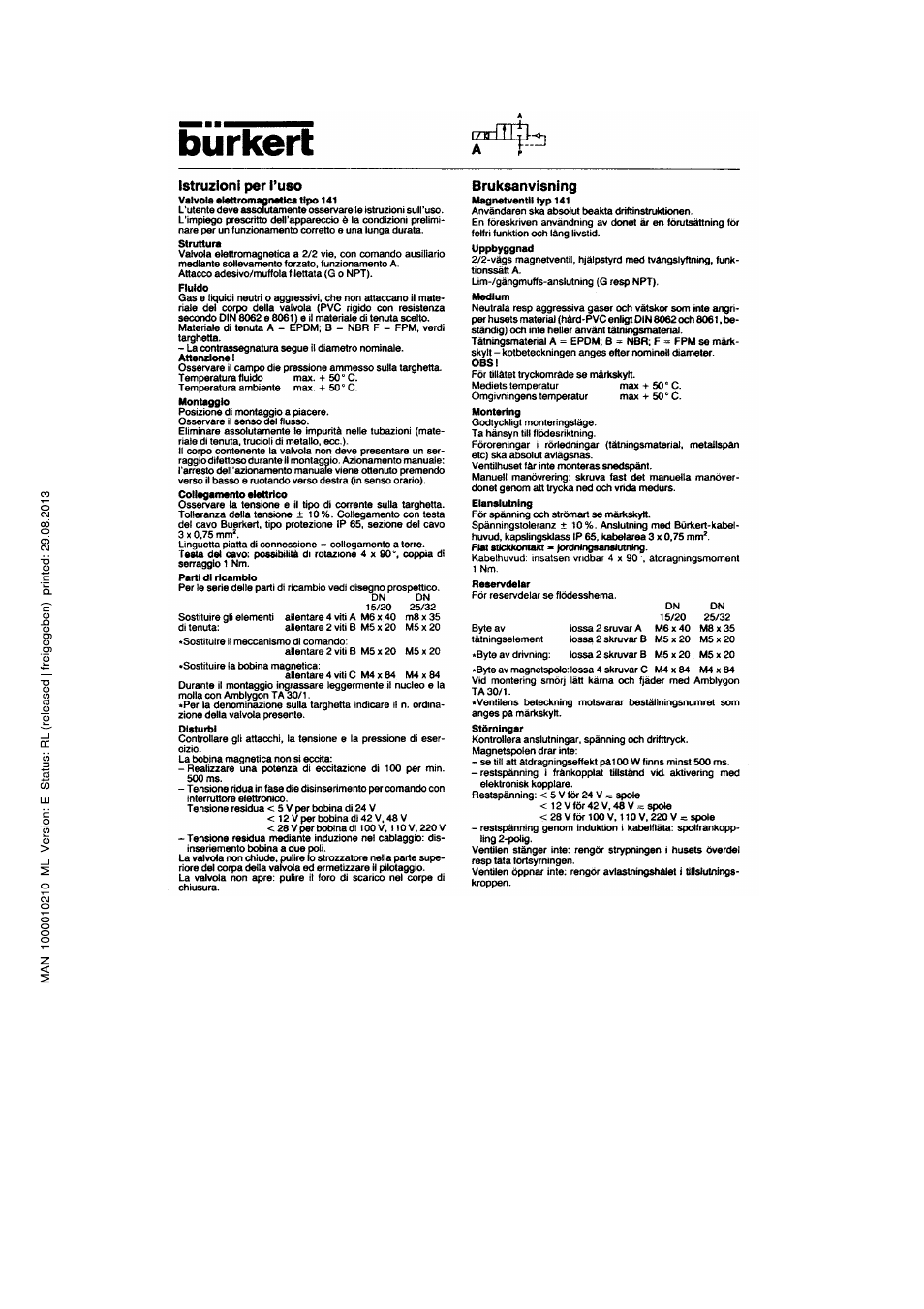 Burkert Type 0141 User Manual | Page 4 / 5