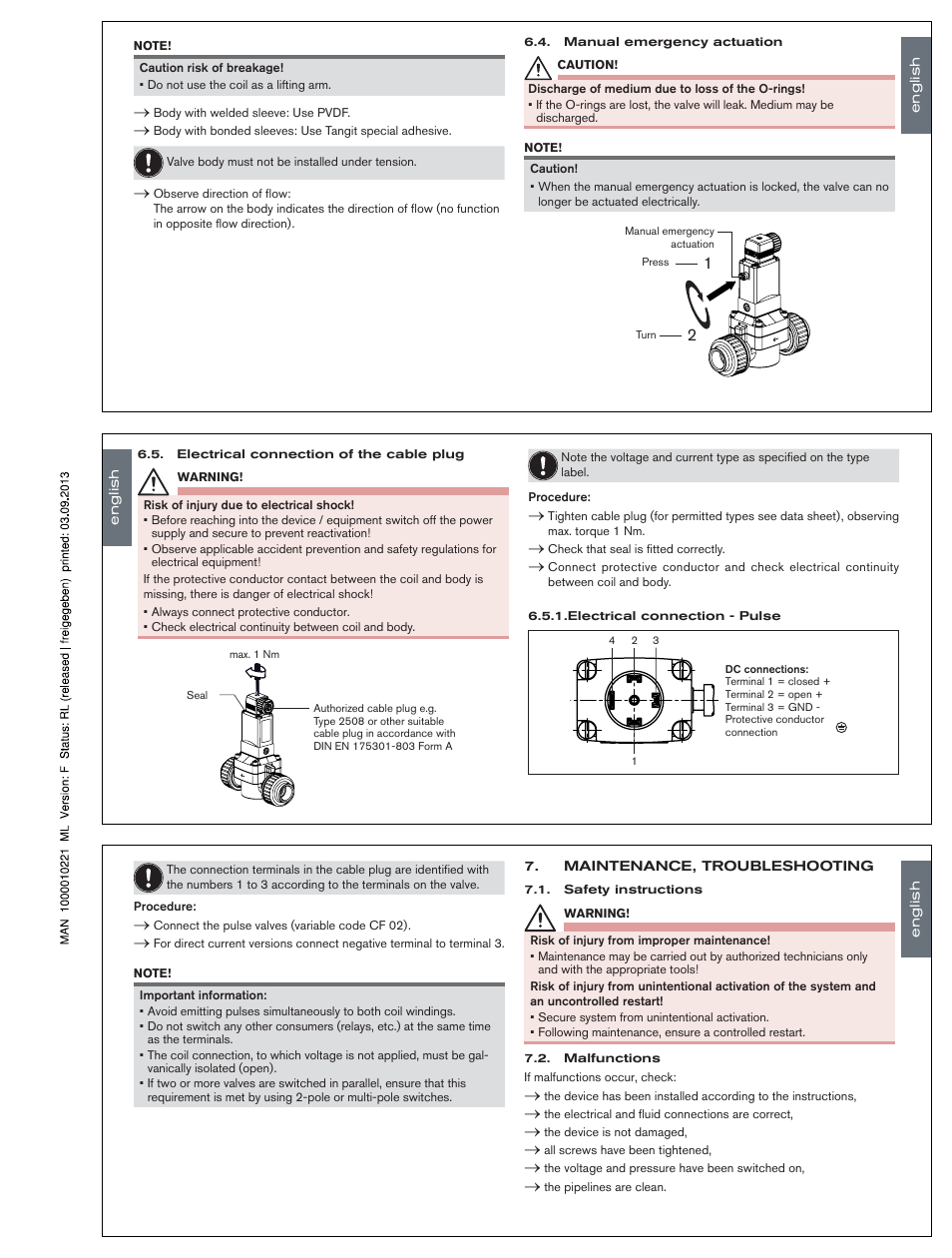 Burkert Type 0142 User Manual | Page 3 / 12