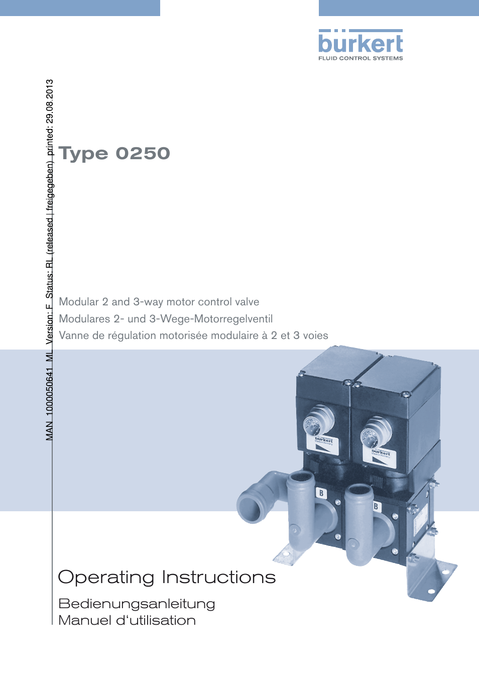 Burkert Type 0250 User Manual | 64 pages