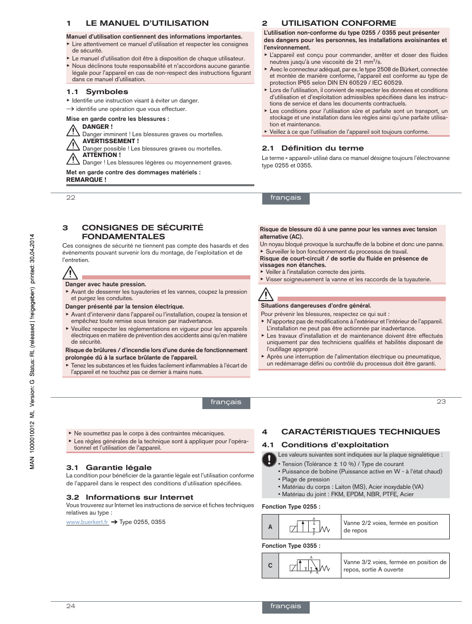 Burkert Type 0355 User Manual | Page 12 / 15