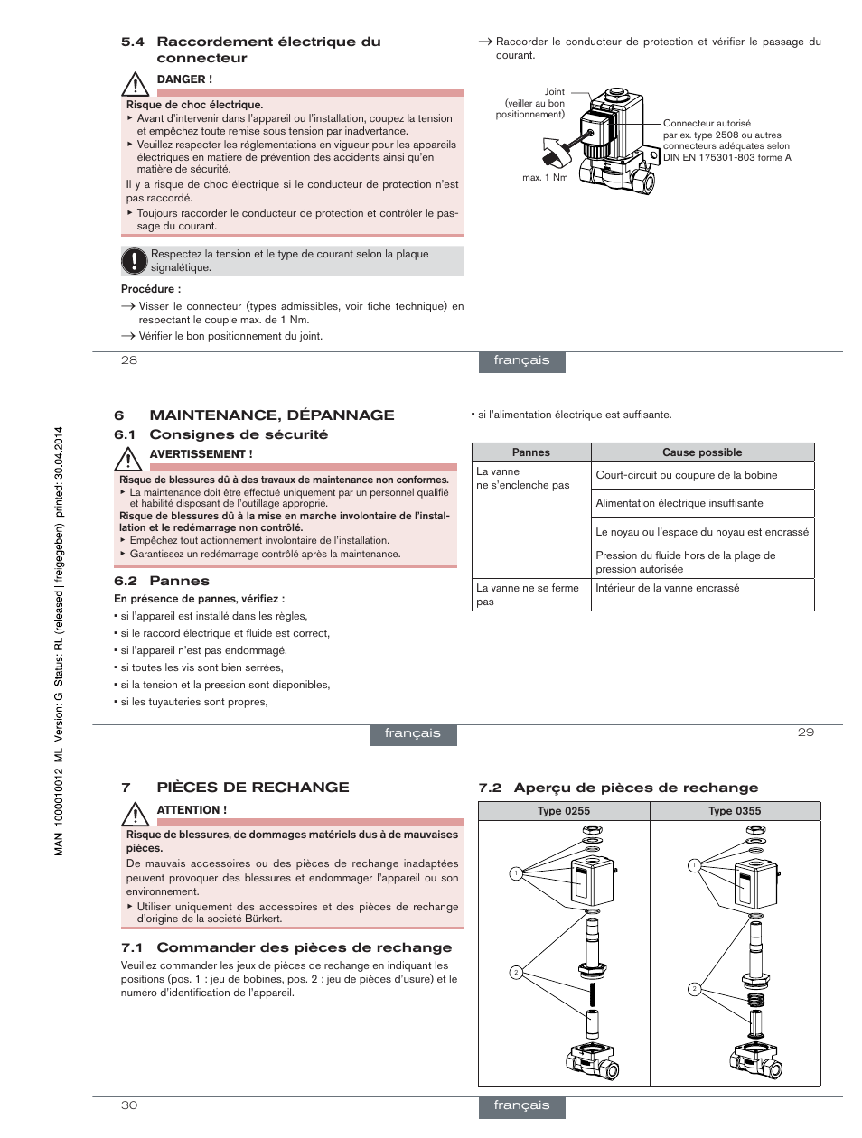 Burkert Type 0355 User Manual | Page 14 / 15