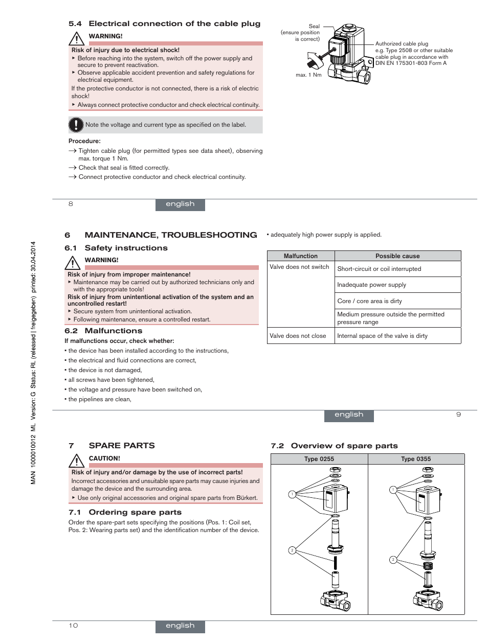 Burkert Type 0355 User Manual | Page 4 / 15