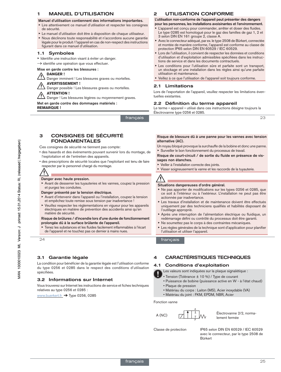 Burkert Type 0285 User Manual | Page 12 / 15