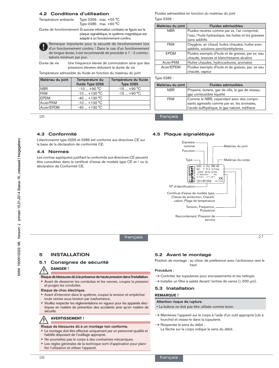Burkert Type 0285 User Manual | Page 13 / 15