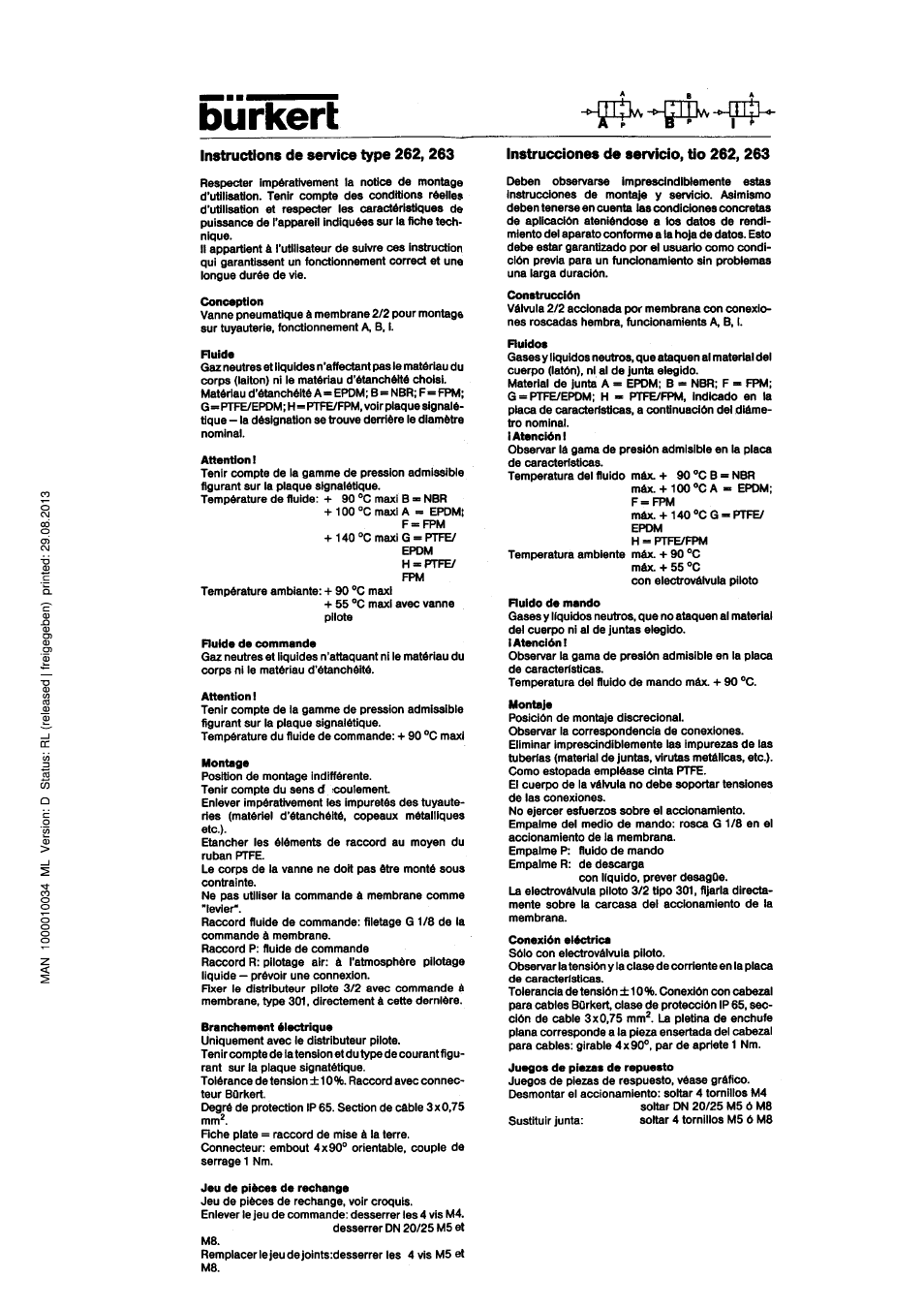 Burkert Type 0263 User Manual | Page 3 / 5